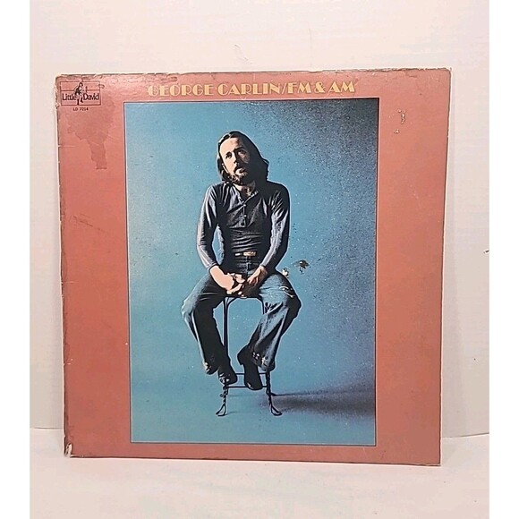 George Carlin  FM & AM  1972  Little David Records  LD 7214 Comedy - Picture 1 of 8